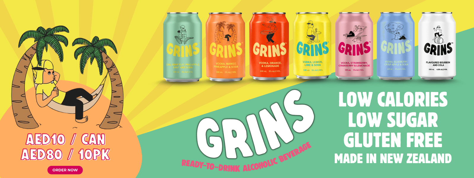 GRINS Ready-to-Drink Cans